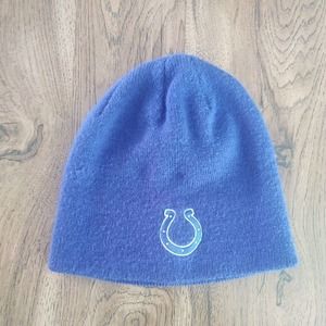 Indianapolis Colts Beanie NFL Team Apparel Winter Hat Skull Cap Blue Horseshoe